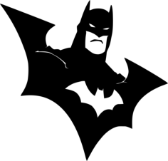 Batman 3 Outline Icon Svg Set, Free Vectors File